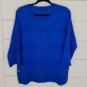 NWT Vision 155 large royal blue sweater